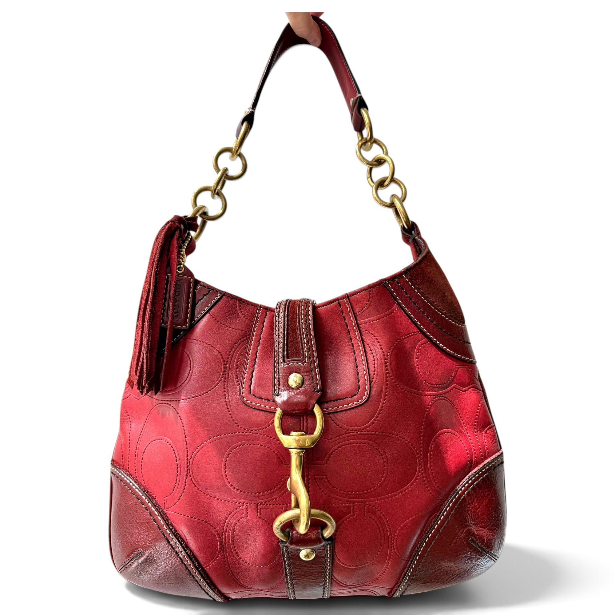 Leather handbag