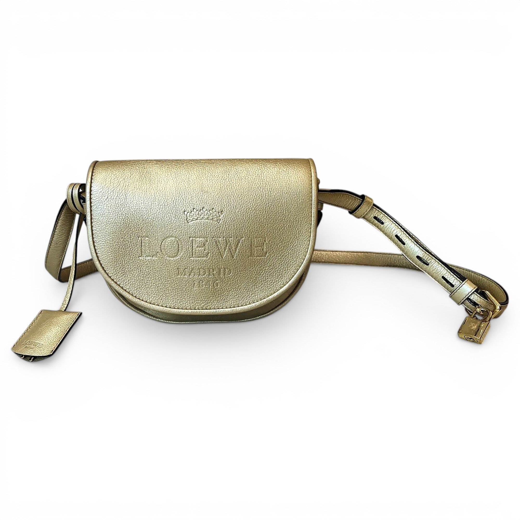 Leather crossbody bag