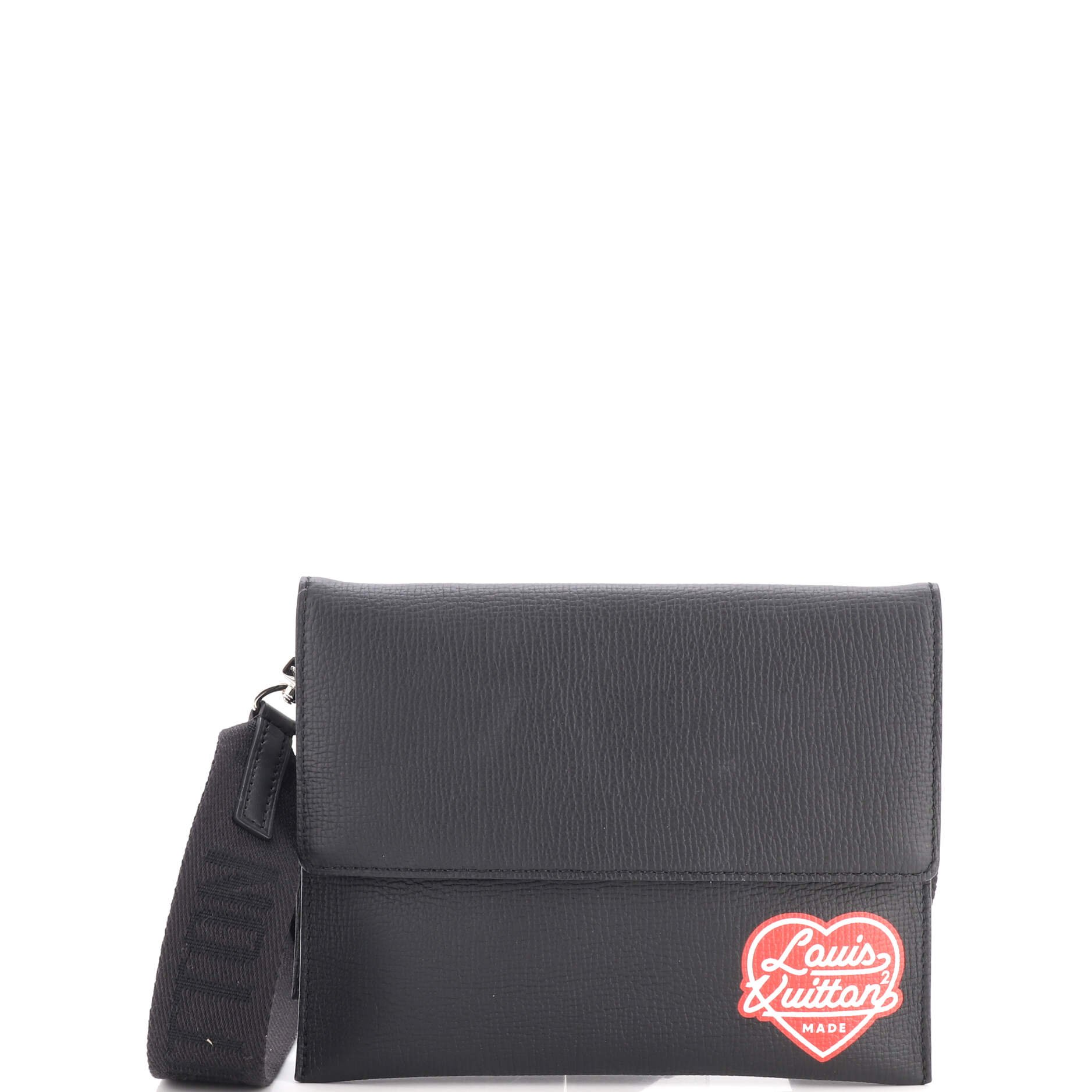 Nigo Trio Messenger Pouch Monogram Denim and Taurillon Leather