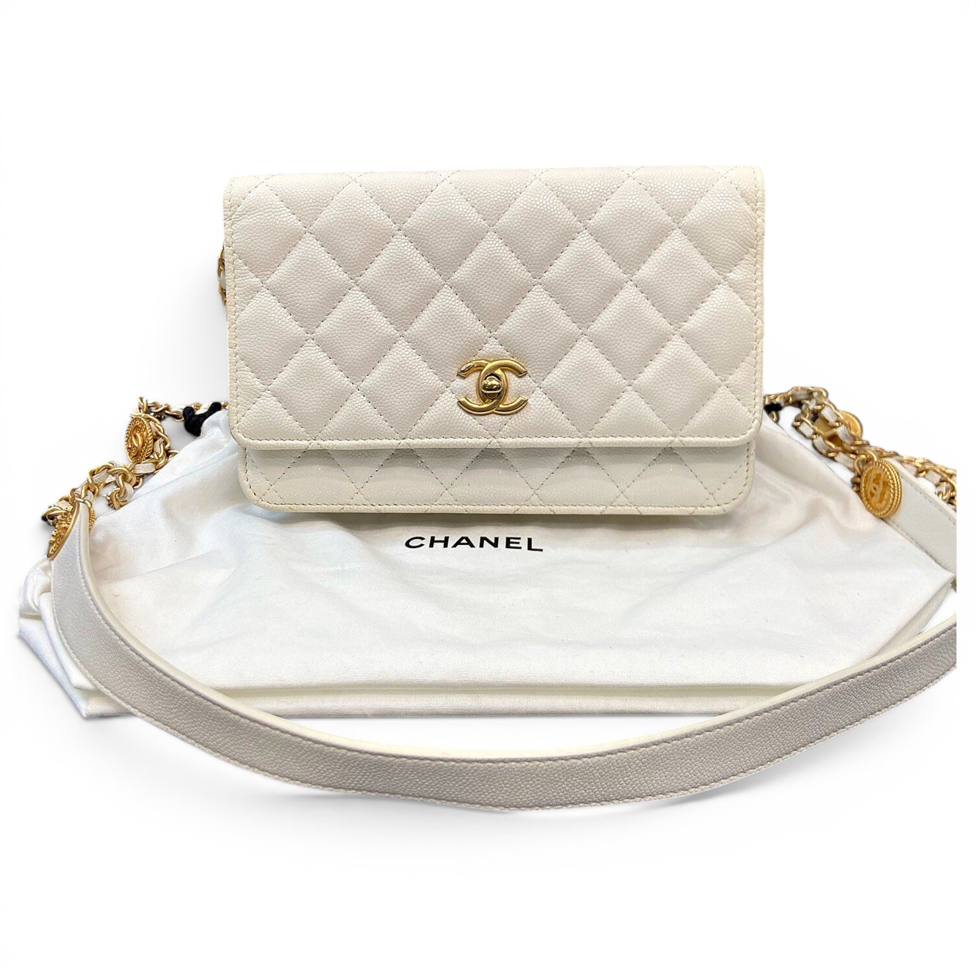Trendy CC Wallet on Chain leather crossbody bag