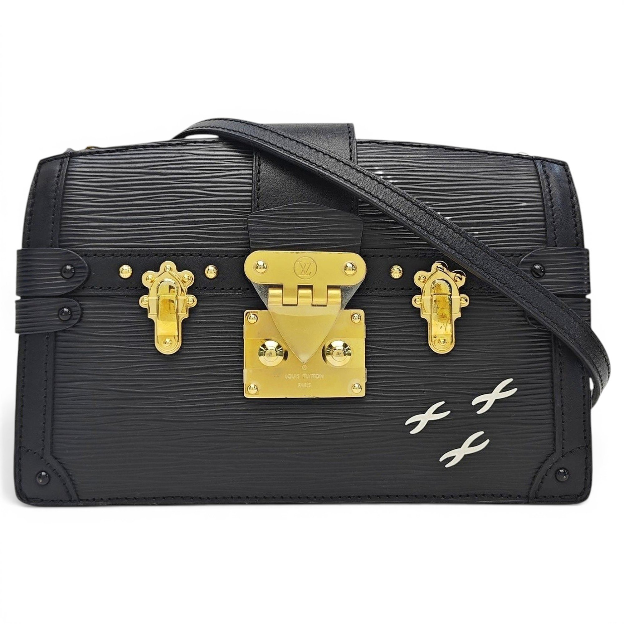 City Trunk leather handbag