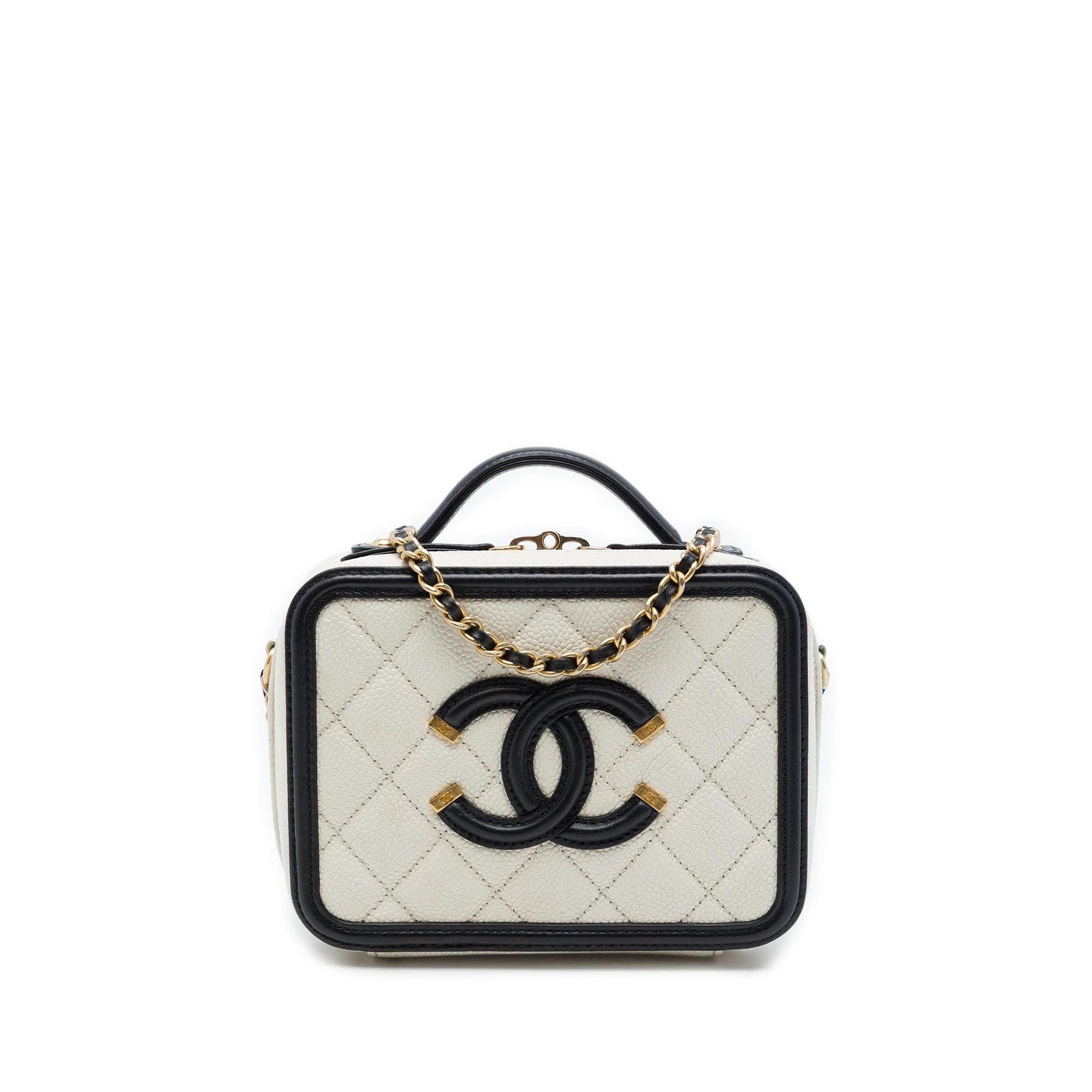 CC Filigree leather handbag