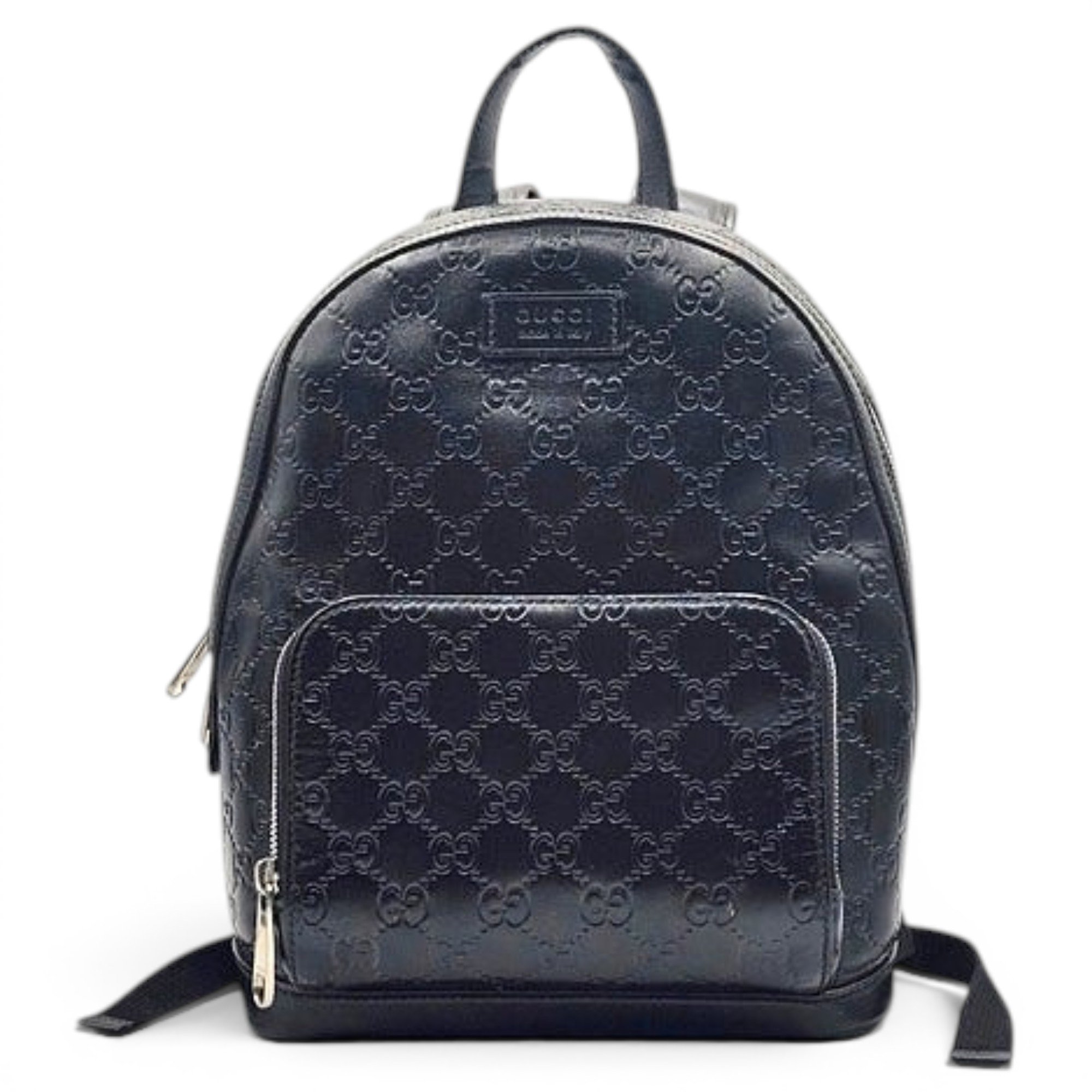 Leather backpack