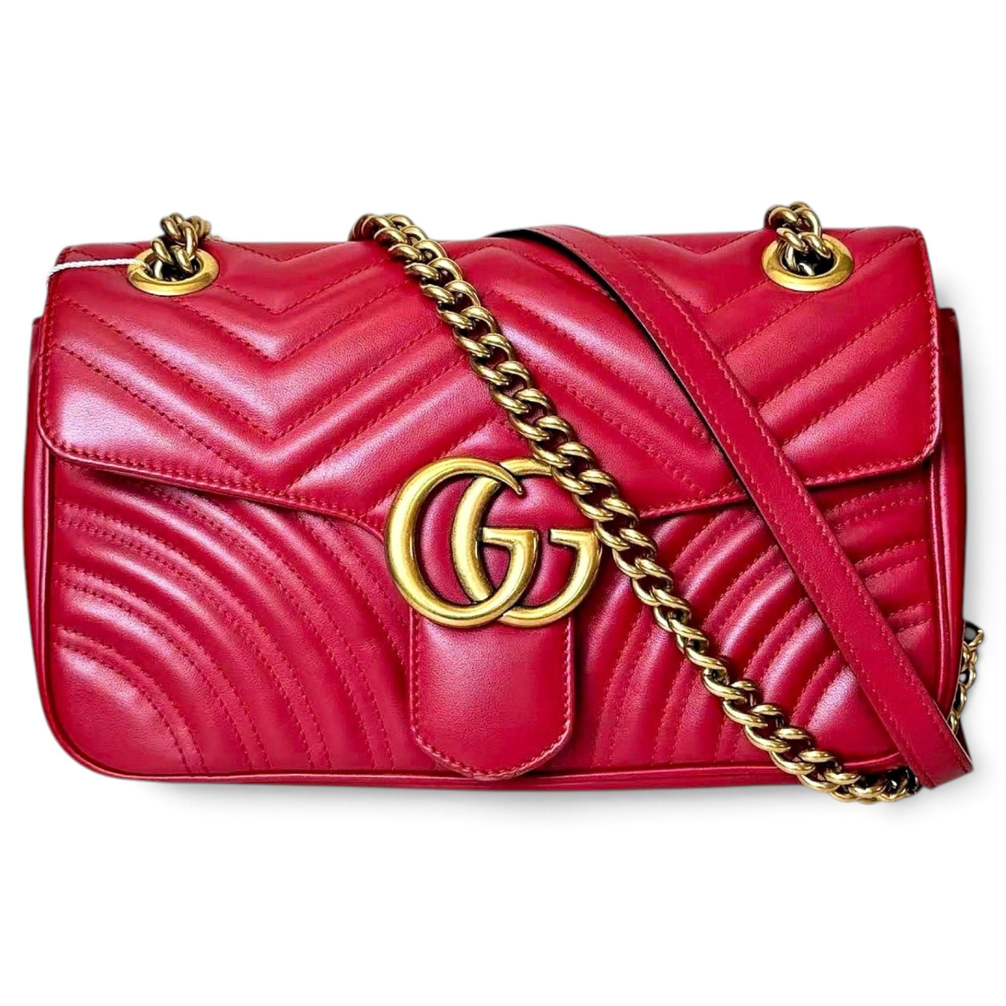 GG Marmont Flap leather crossbody bag