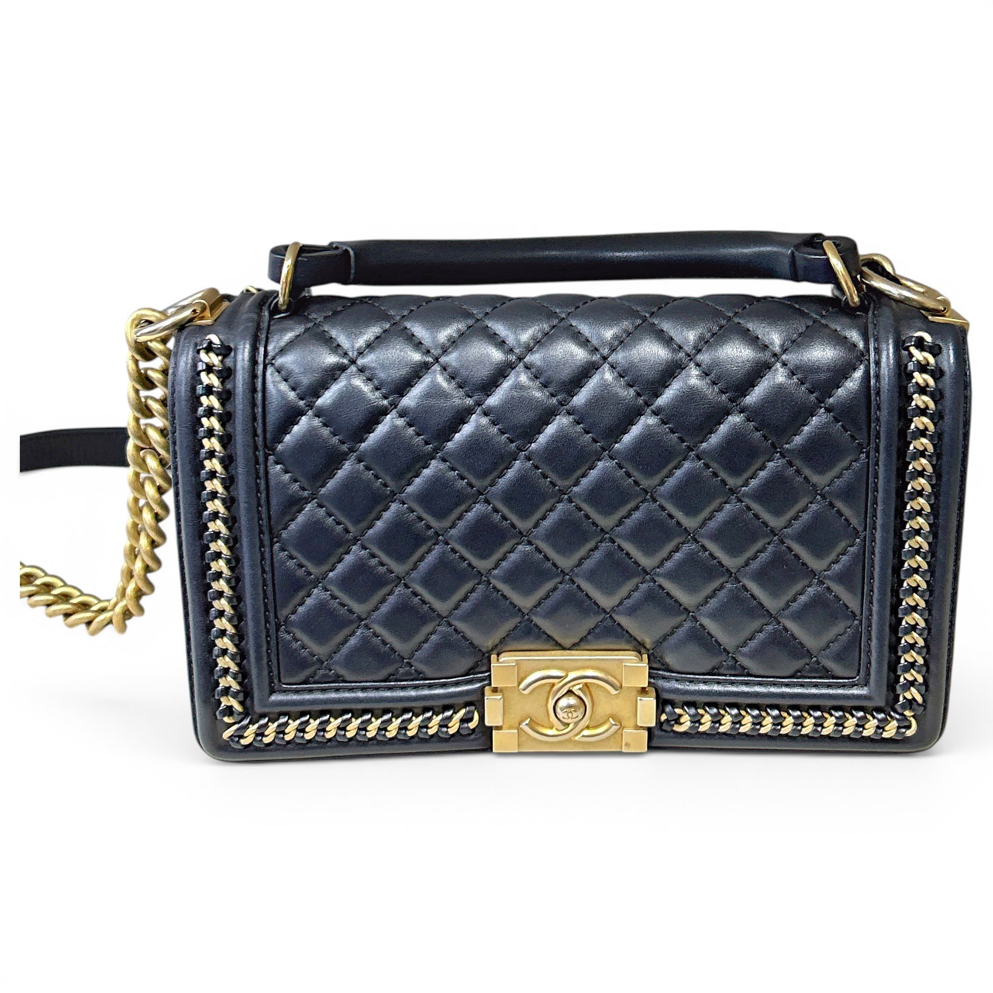 Boy leather handbag