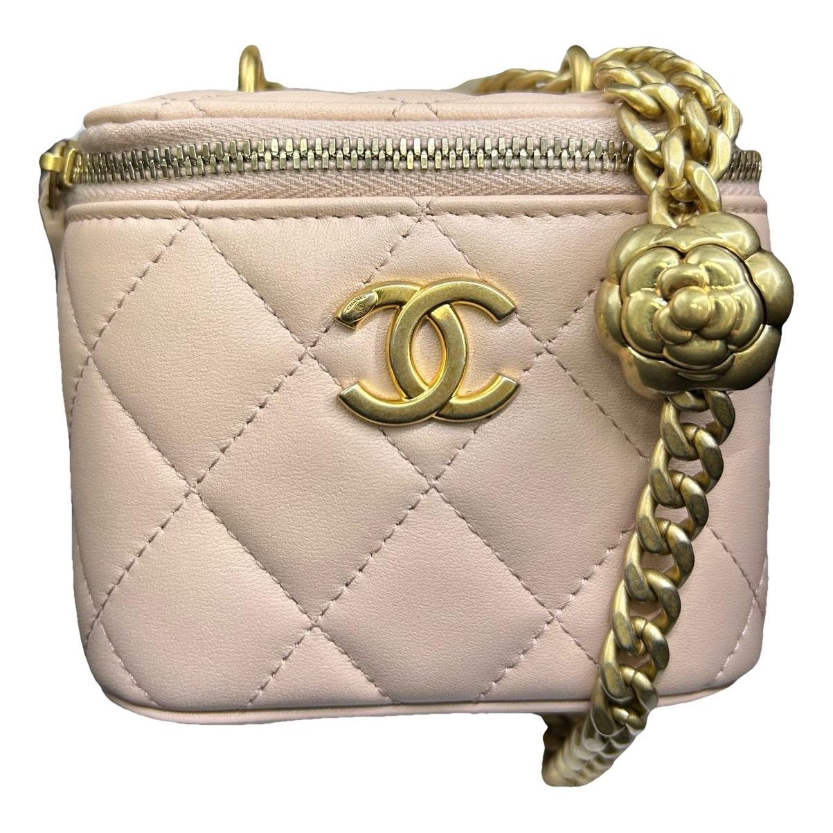 Trendy CC Vanity leather handbag