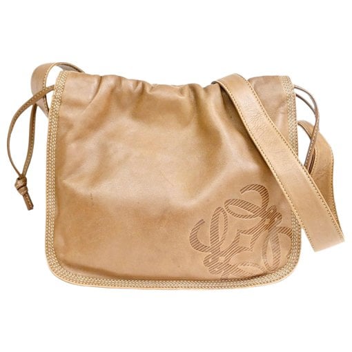 Anagram leather handbag