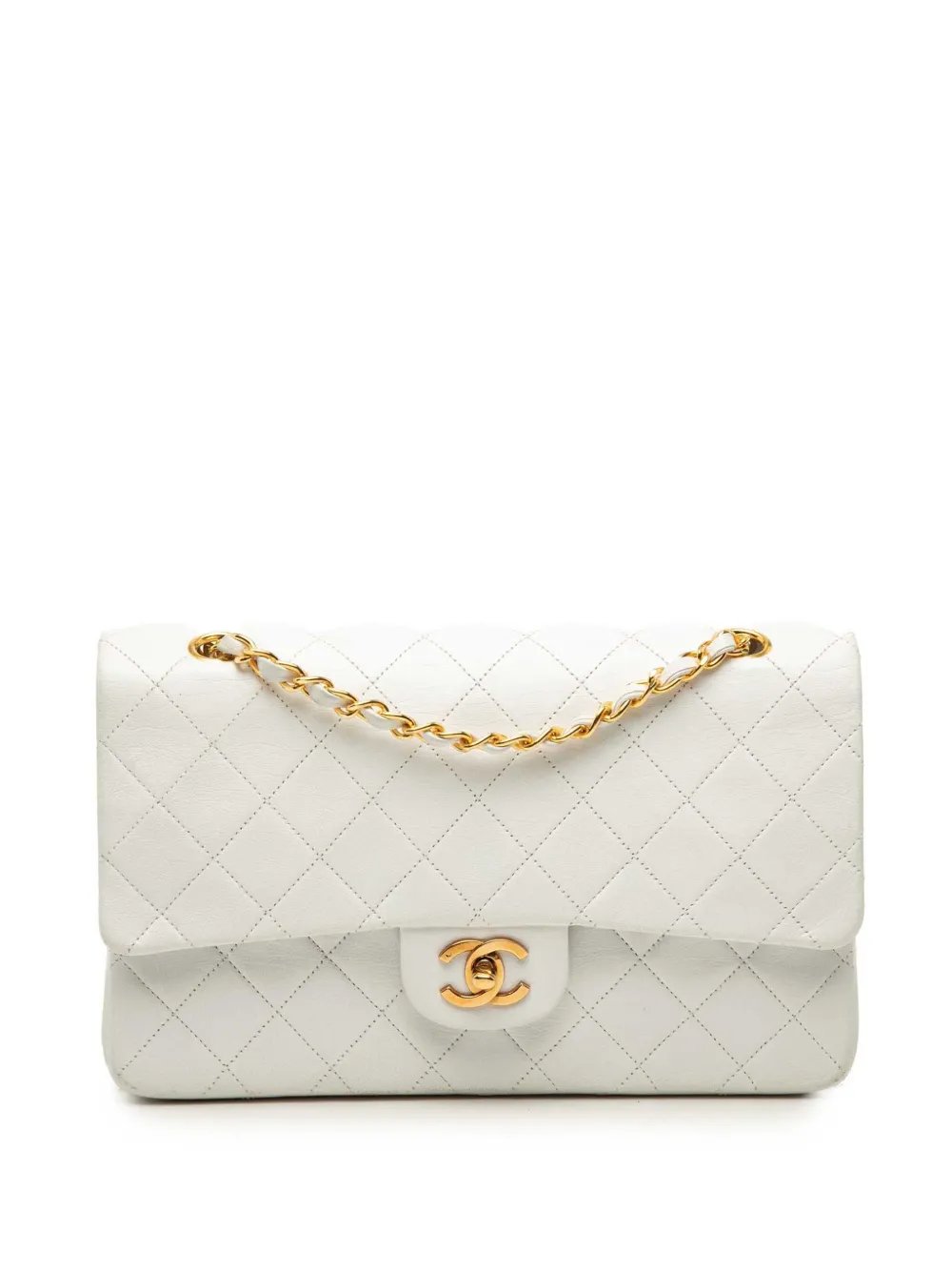1984-1986 Medium Classic Lambskin Double Flap shoulder bag