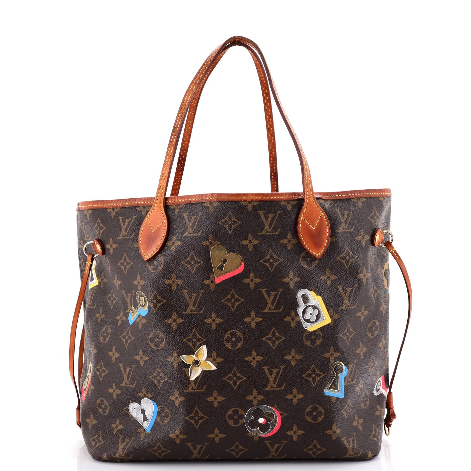 Neverfull NM Tote Limited Edition Love Lock Monogram Canvas MM