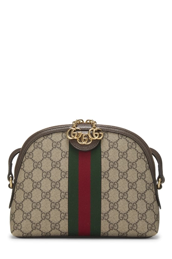 Original GG Supreme Ophidia Dome Shoulder Bag Small