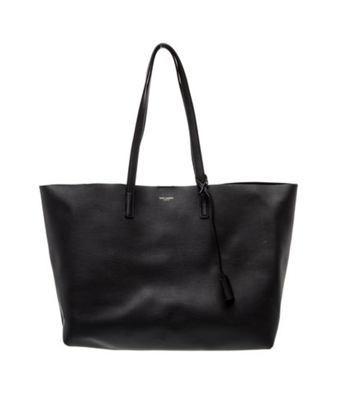 Saint Laurent Laurent Leather Shopping Tote Large
