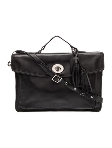 Leather Top Handle Bag