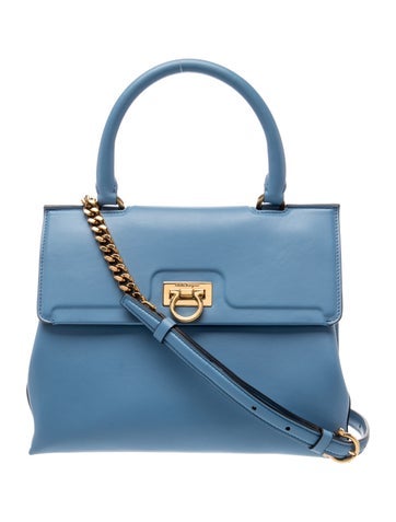 Gancini Top Handle Bag