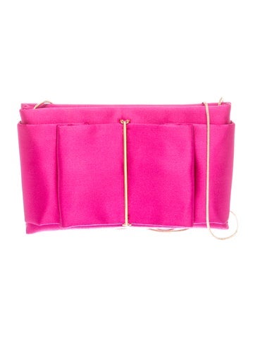 Carolina Herrera Satin Shoulder Bag