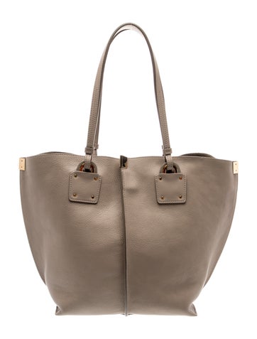 Leather Top Handle Bag