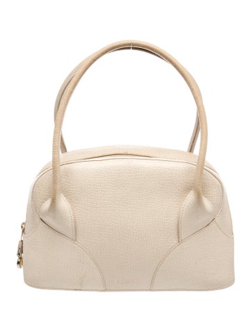 Leather Top Handle Bag Vintage