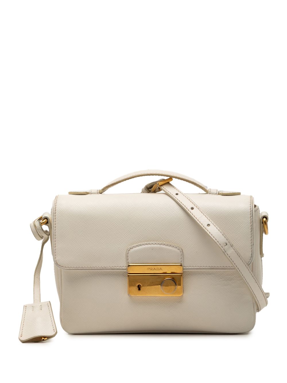 Prada 2013-2026 Saffiano Sound Lock satchel