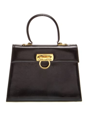 Leather Top Handle Bag