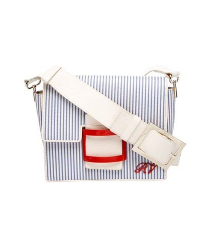 Roger Vivier Vivier Leather Messenger Bag