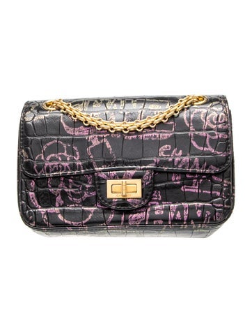 Paris-New York Graffiti Reissue 224 Flap Bag