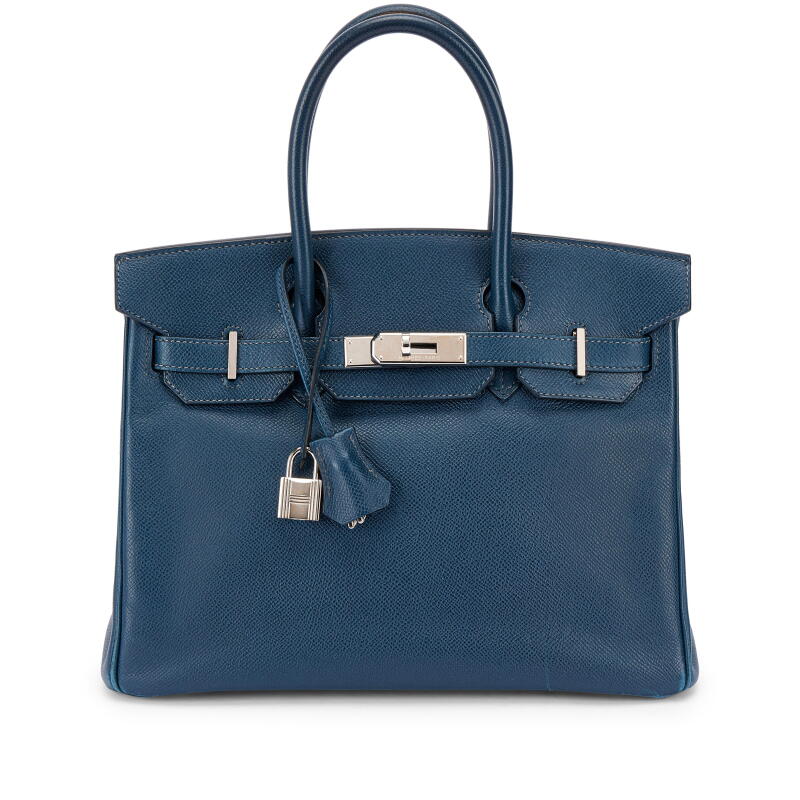 Bleu de Prusse Epsom Birkin 30 Palladium Hardware, 2008
