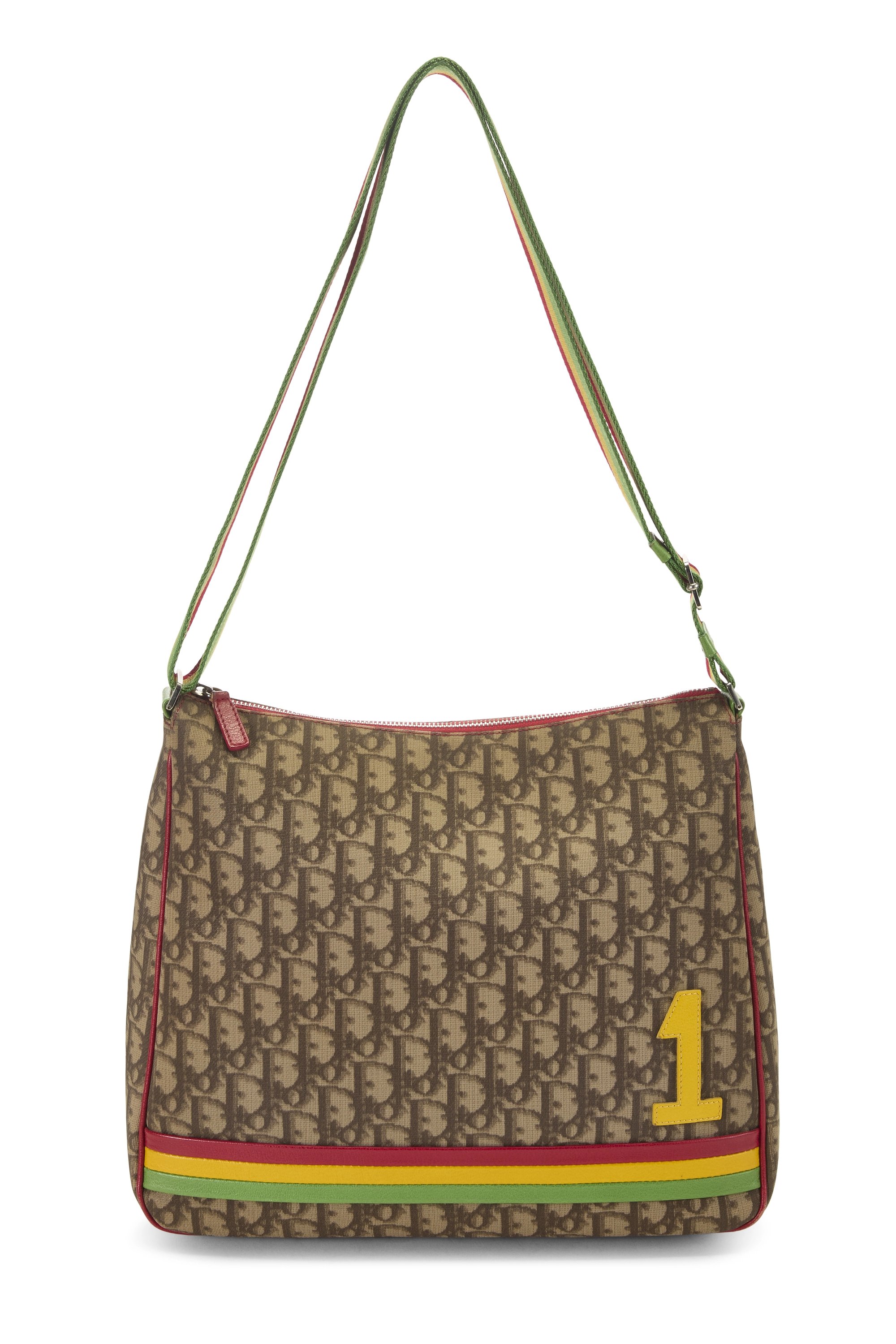 Rasta Trotter Coated Canvas Messenger Bag