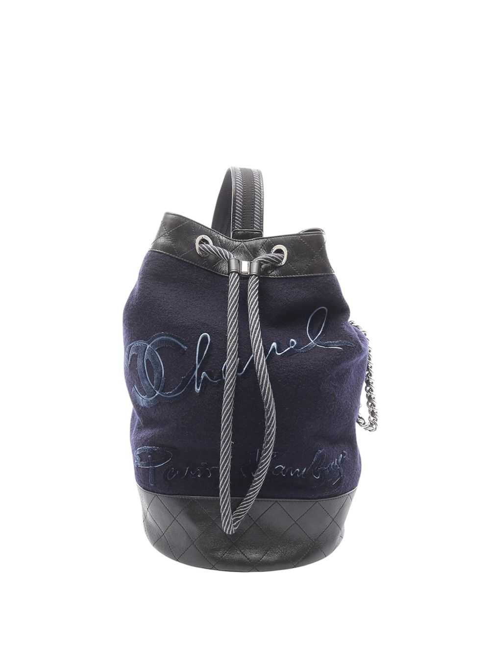2018-2019 Paris Hamburg Wool bucket bag