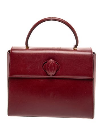 Leather Top Handle Bag