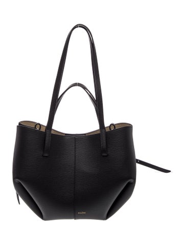 Leather Cyme Textured Tote Bag Mini