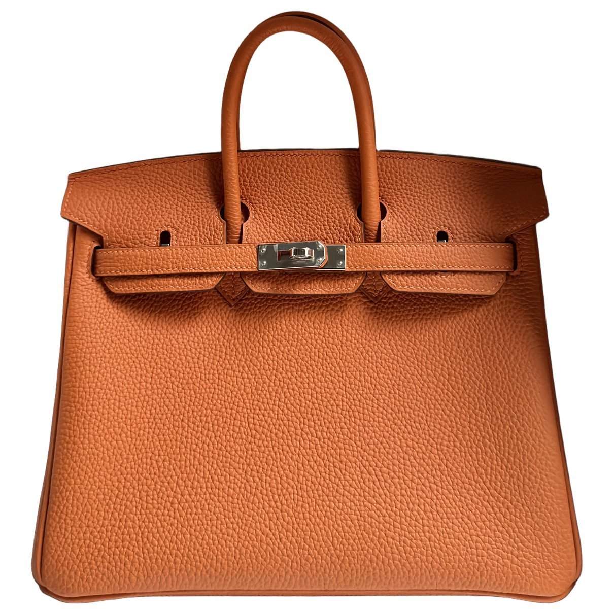 Birkin 25 leather handbag