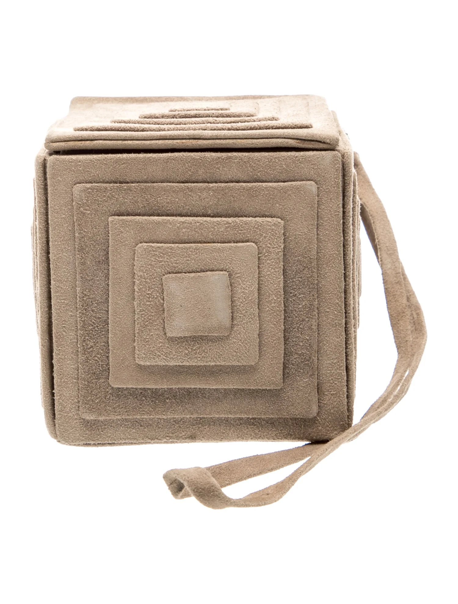 Christian Louboutin Suede Top Handle Bag
