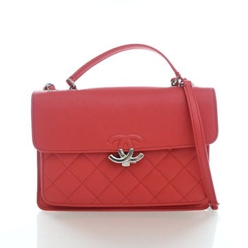 Interlocking CC CC Box Flap Bag Medium