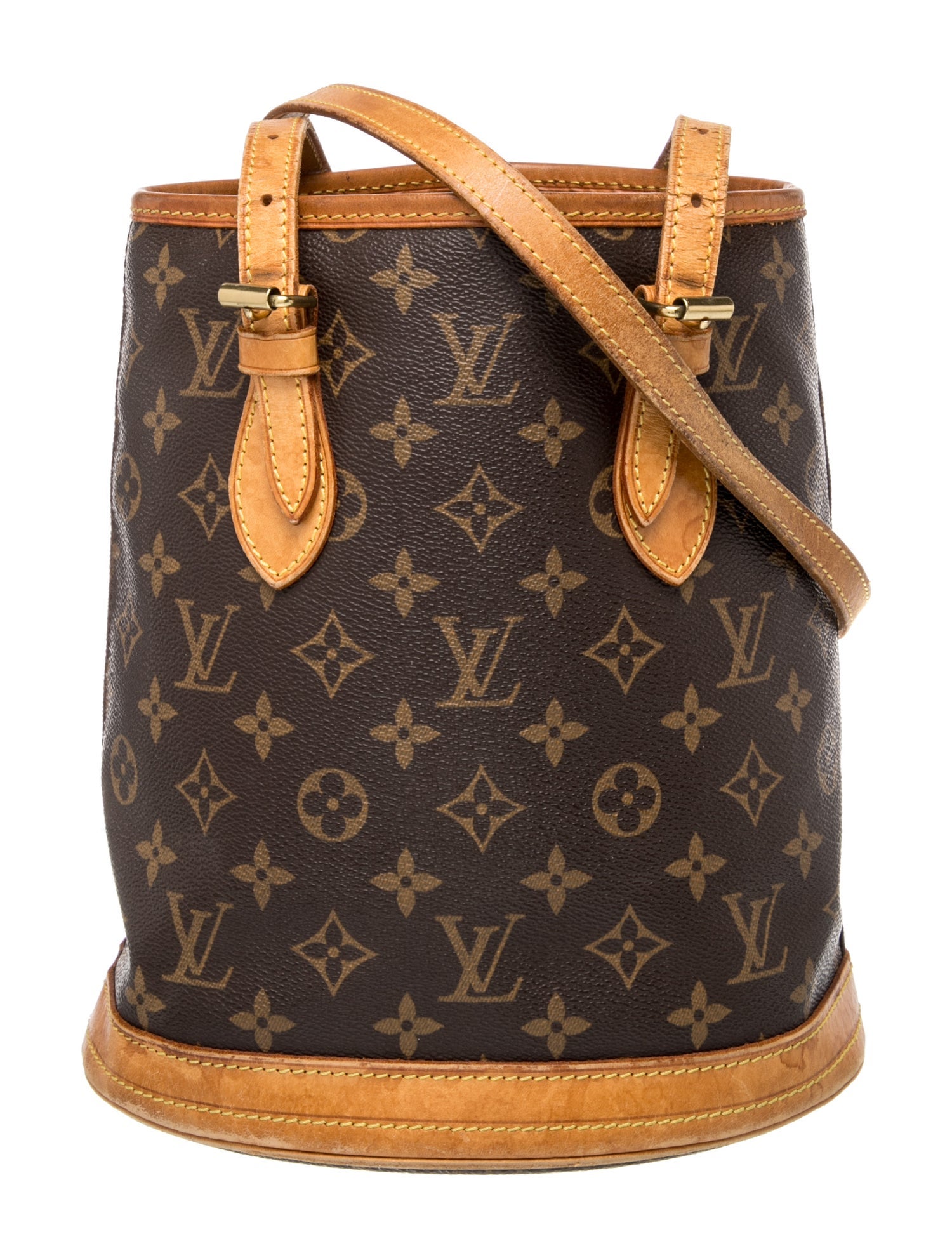 Louis Vuitton LV Monogram Petit Bucket PM Vintage