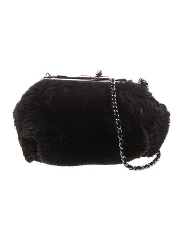 Fur Frame Chain Bag