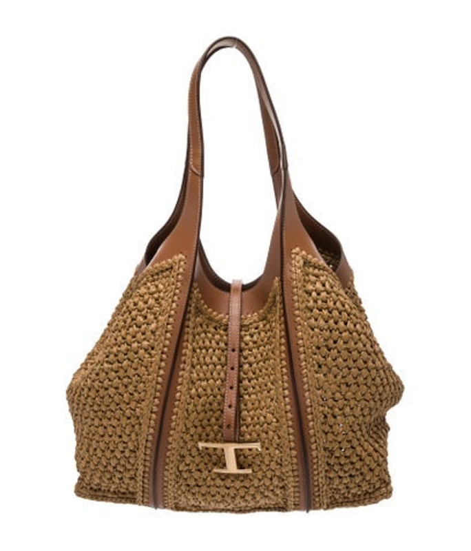 Tod's S Raffia Shoulder Bag
