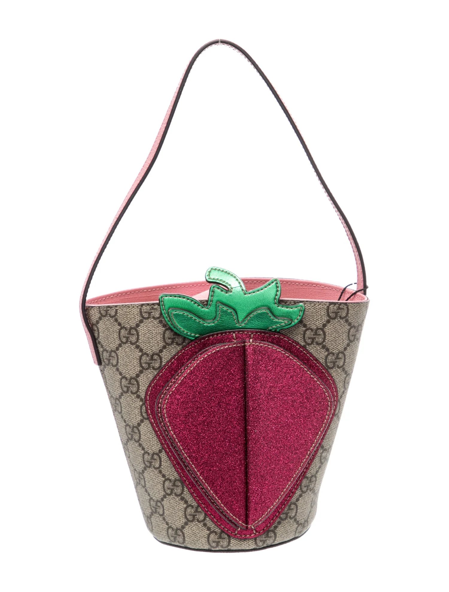Girls' Strawberry Bucket Bag