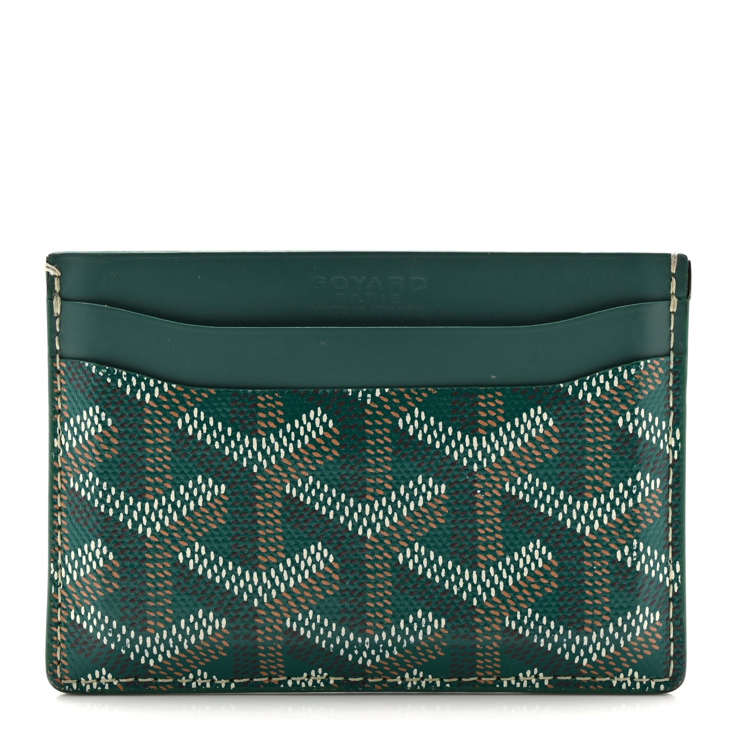 Goyard Goyard Goyardine Saint Sulpice Card Holder Green