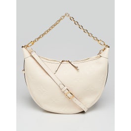 Louis Vuitton Creme Monogram Empreinte Loop Hobo Bag