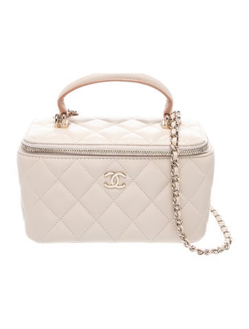 Small Top Handle Vanity Case w/ Chain