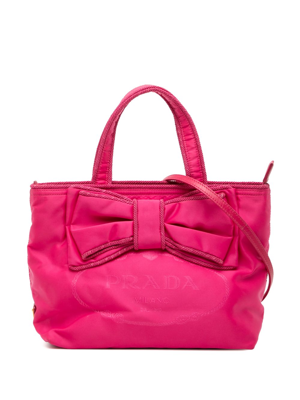 2013-2025 Tessuto Canapa Logo Bow satchel