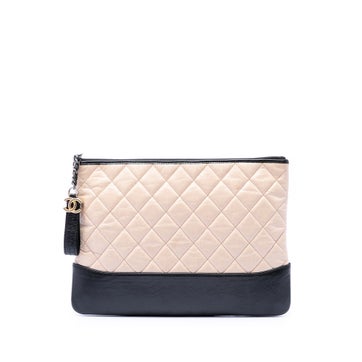 Calf Leather Medium Aged Calfskin Gabrielle O Case Clutch