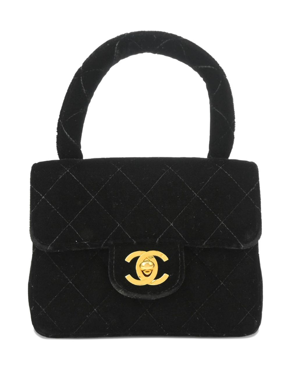 1992 Mini Square velvet handbag