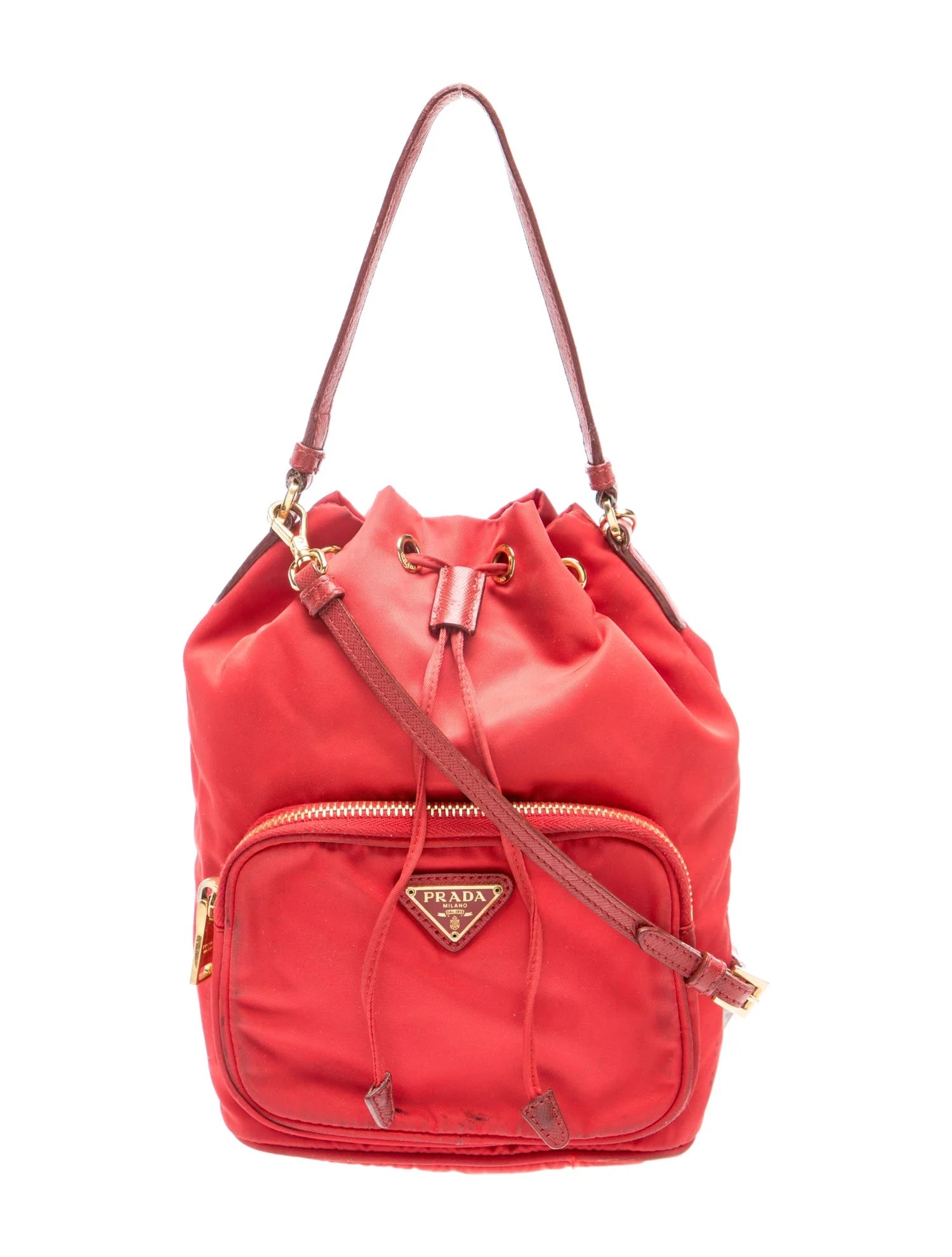 Tessuto Nylon Bucket Bag