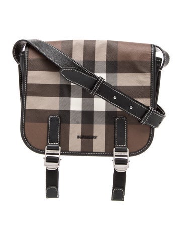 Smoked Check Messenger Bag
