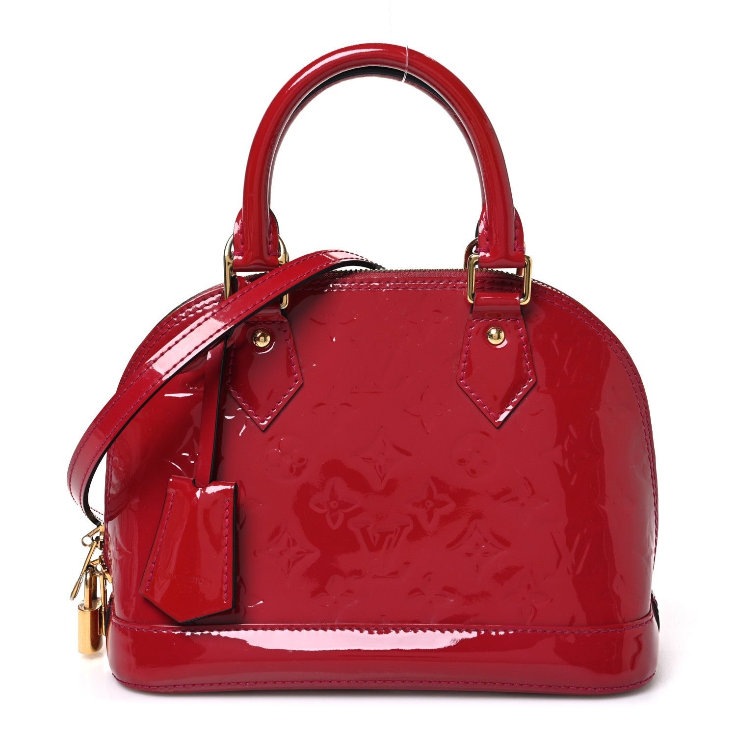Louis Vuitton Vernis Alma BB Rose Indien