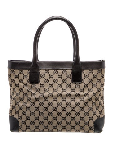 GG Canvas Top Handle Bag