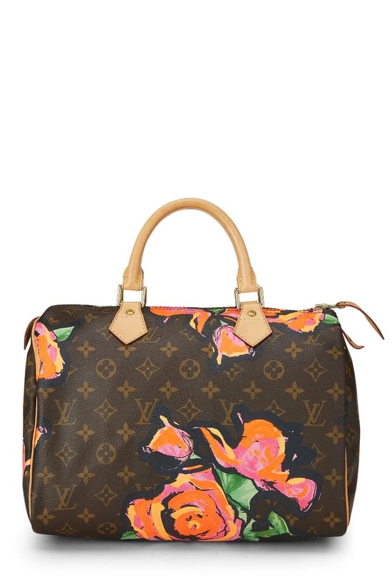Stephen Sprouse x Louis Vuitton Monogram Roses Speedy 30