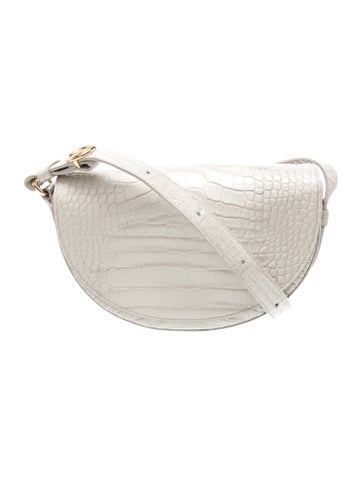 Cuyana Embossed Leather Crossbody Bag