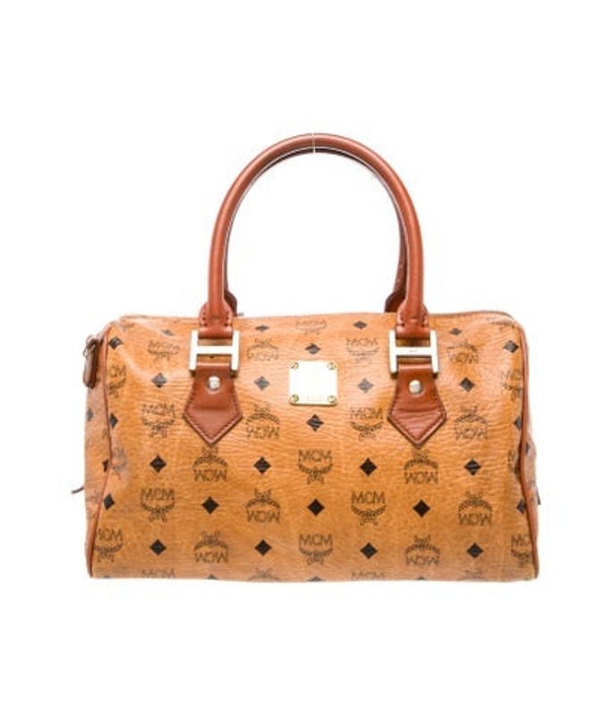 MCM Monogram Top Handle Bag Vintage