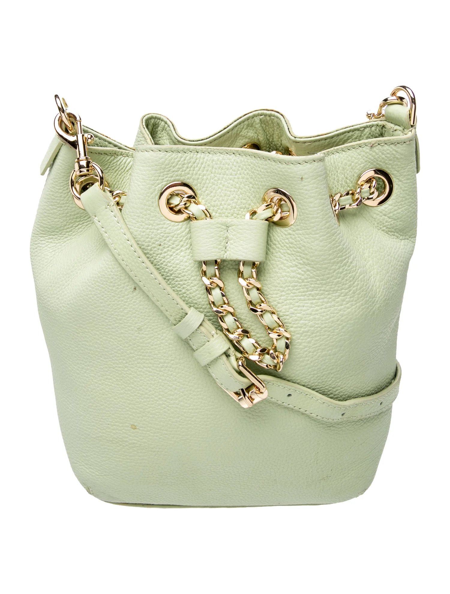 Leather Bucket Bag